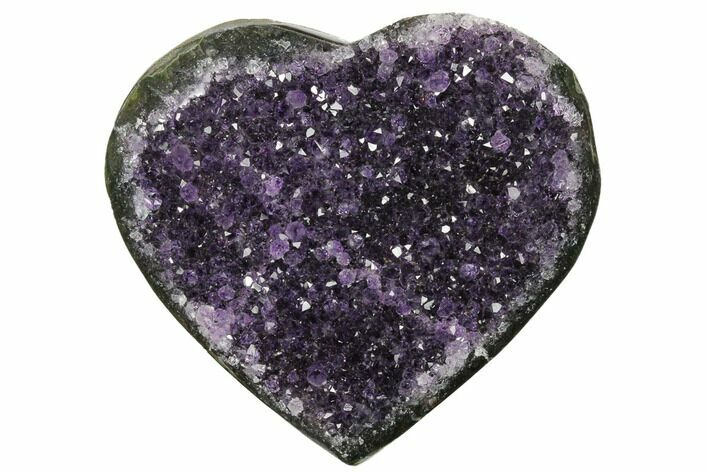 Dark Purple Amethyst Heart - Uruguay #172038